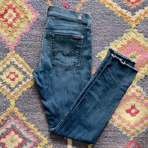 7 For All Mankind-Gwenevere Skinny Jeans Size-29